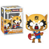 Figurine Pop! Aggretsuko N°96 : Aggretsuko avec guitare, un mélange parfait de métal et de mignonnerie en figurine Funko Pop!