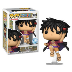 Figurine Pop! Luffy N°1620 : Monkey D. Luffy en pleine action avec un uppercut puissant. Une pièce pour les fans de One Piece !