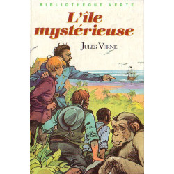 Livre - L'île Mystérieuse - Jules Verne - Bibliothèque verte