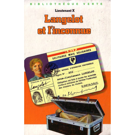 Livre - Langelot et l'inconnue - Lieutenant X - Bibliothèque verte