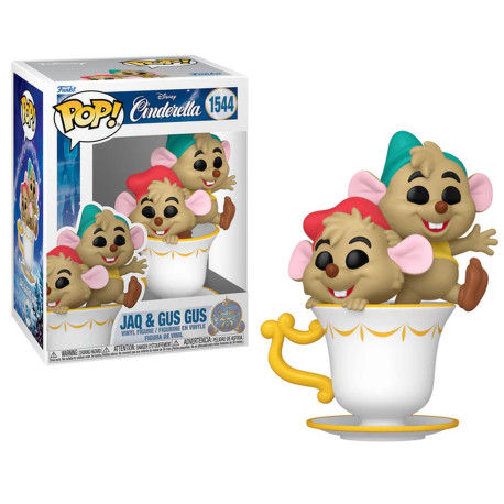 Jaq & Gus Gus en Funko Pop! N°1544 : les adorables souris complices de Cendrillon pour enrichir votre collection Disney