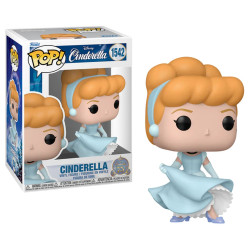 Cendrillon en Funko Pop! N°1542 : la princesse iconique dans sa robe de bal étincelante.