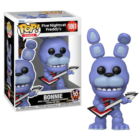 Bonnie en Funko Pop! N°1061 : le lapin animatronique de Five Nights at Freddy’s s’invite dans votre collection.