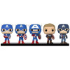 Pack de 5 Figurines - Pop! Marvel - Captain America Through the Ages - Funko