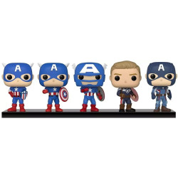 Pack de 5 Figurines - Pop! Marvel - Captain America Through the Ages - Funko