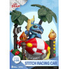 Figurine - Disney - D-Stage 108 - Stitch Racing Car 14 cm - Beast Kingdom Toys