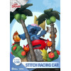 Figurine - Disney - D-Stage 108 - Stitch Racing Car 14 cm - Beast Kingdom Toys