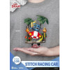 Figurine - Disney - D-Stage 108 - Stitch Racing Car 14 cm - Beast Kingdom Toys