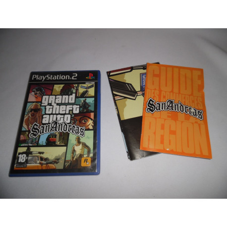 Notice + Boitier - Playstation 2 - Grand Theft Auto San Andreas