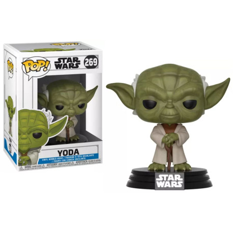 Figurine - Pop! Star Wars - Clone Wars - Yoda - N° 269 - Funko