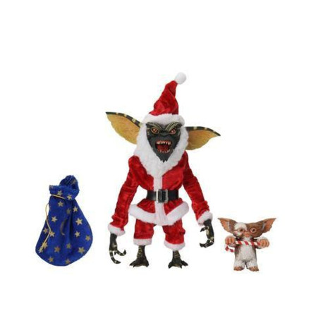 Figurine - Gremlins - Santa Stripe & Gizmo - 18 cm - NECA