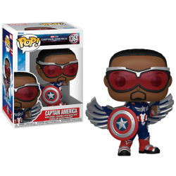 Figurine - Pop! Marvel - Captain America Brave New World - Captain America - N° 1364 - Funko