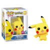 Figurine - Pop! Games - Pokémon - Pikachu (Flocked) - N° 553 - Funko