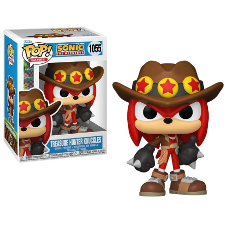 Funko Pop! Knuckles (Treasure Hunter): L'aventurier des Émeraudes du Chaos.