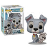 Figurine - Pop! Disney - La Belle et le Clochard - Clochard avec chiot - N° 1554 - Funko