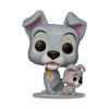 Figurine - Pop! Disney - La Belle et le Clochard - Clochard avec chiot - N° 1554 - Funko