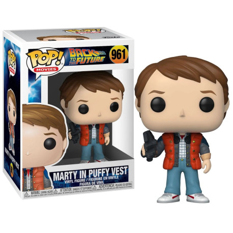 Figurine - Pop! Movies - Retour vers le Futur - Marty in Puffy Vest - N° 961 - Funko