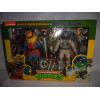 Pack de Figurines - Tortues Ninja - Cartoon Space Adventure & Samurai Turtles 18 cm - NECA