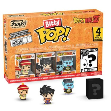 Pack de 4 Figurines - Bitty Pop! Animation - Dragon Ball Z - Gohan - Funko