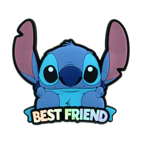 Magnet - Disney - Lilo & Stitch - Stitch Best Friend - 3D - Monogram