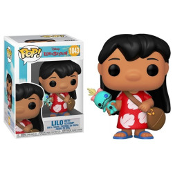 Figurine - Pop! Disney - Lilo & Stitch - Lilo with Scrump - N° 1043 - Funko