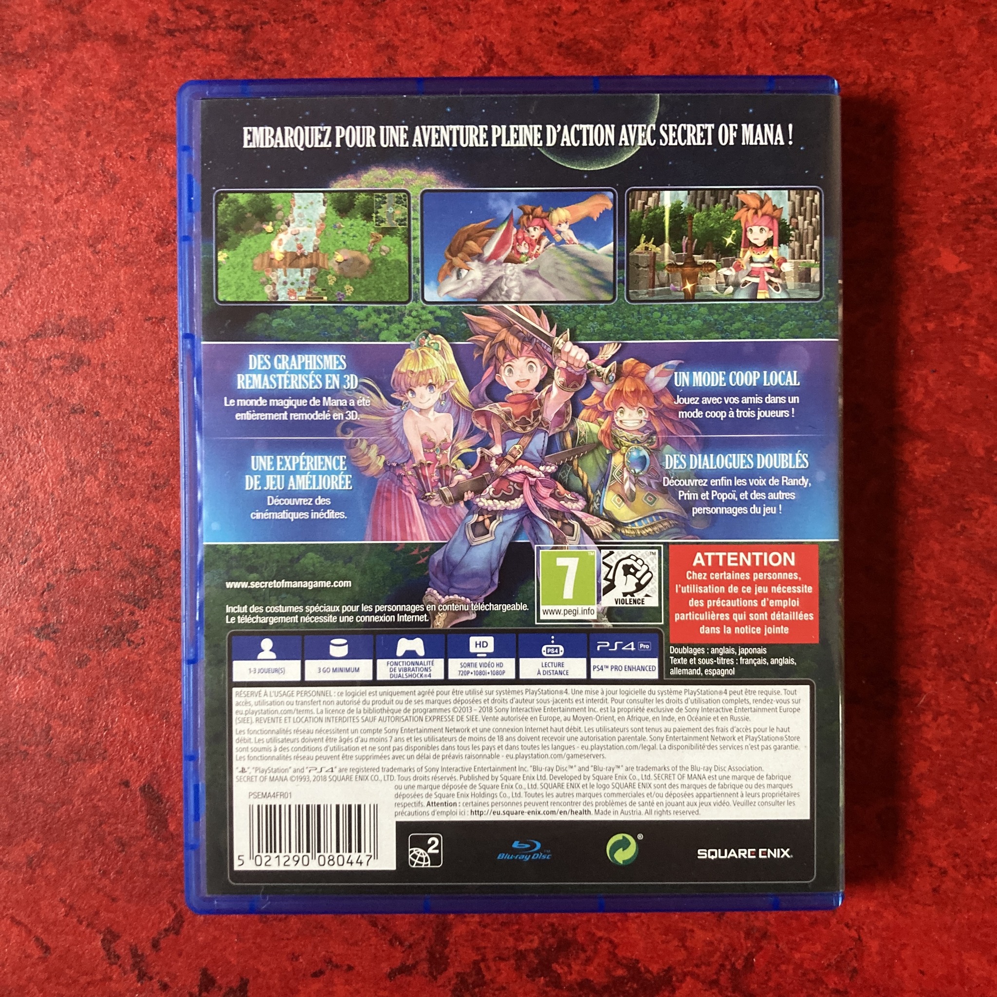 Secret of Mana / Seiken Densestu 2 (PS4)