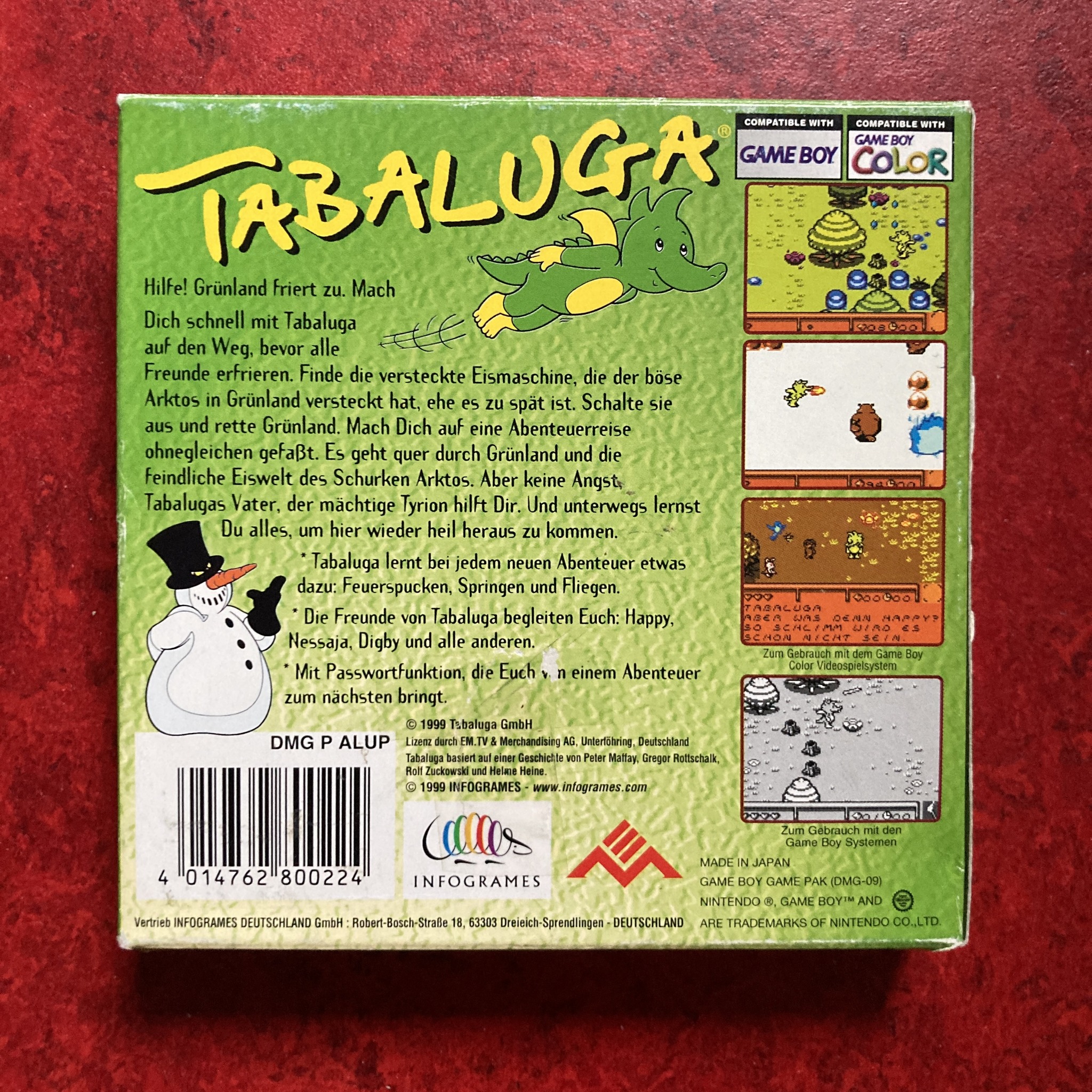 Tabaluga (Game Boy / GBC)