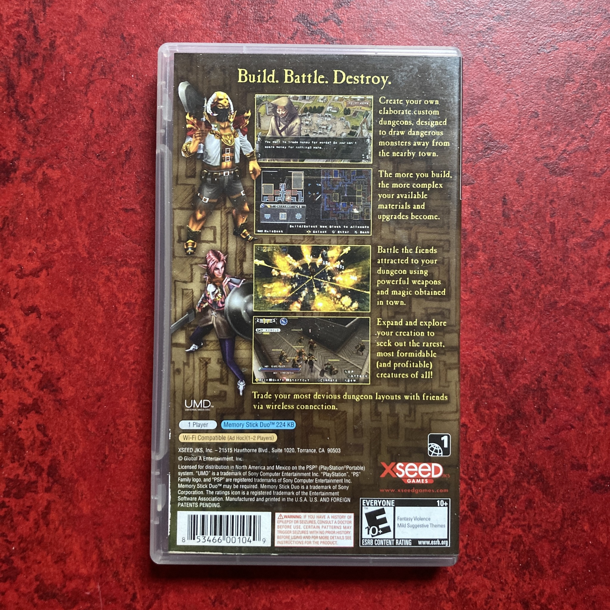 Dungeon Maker : Hunting Ground / Chronicle of Dungeon Maker (PSP)