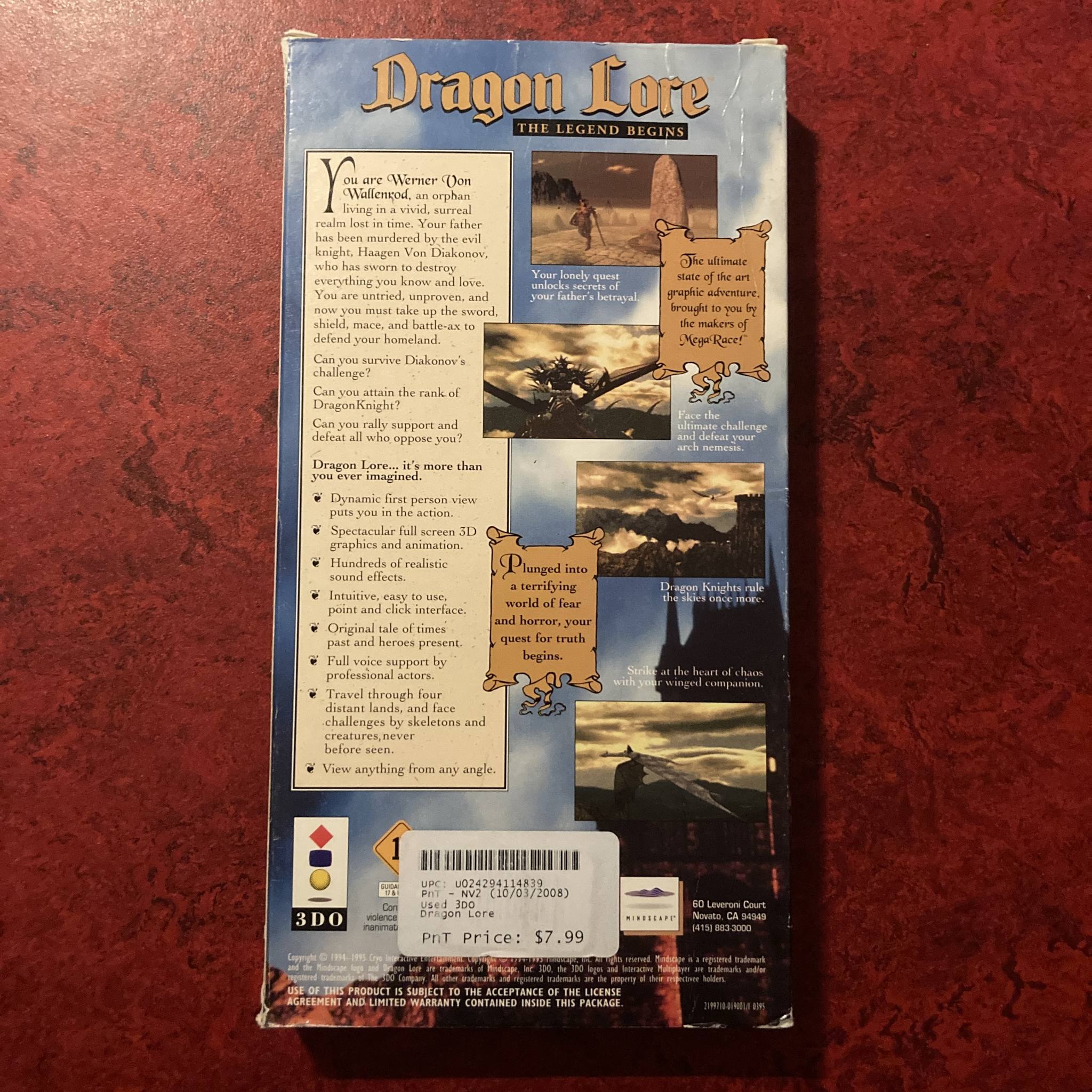 Dragon Lore / Dragon Lore : The Legend Begins (PC, 3DO)