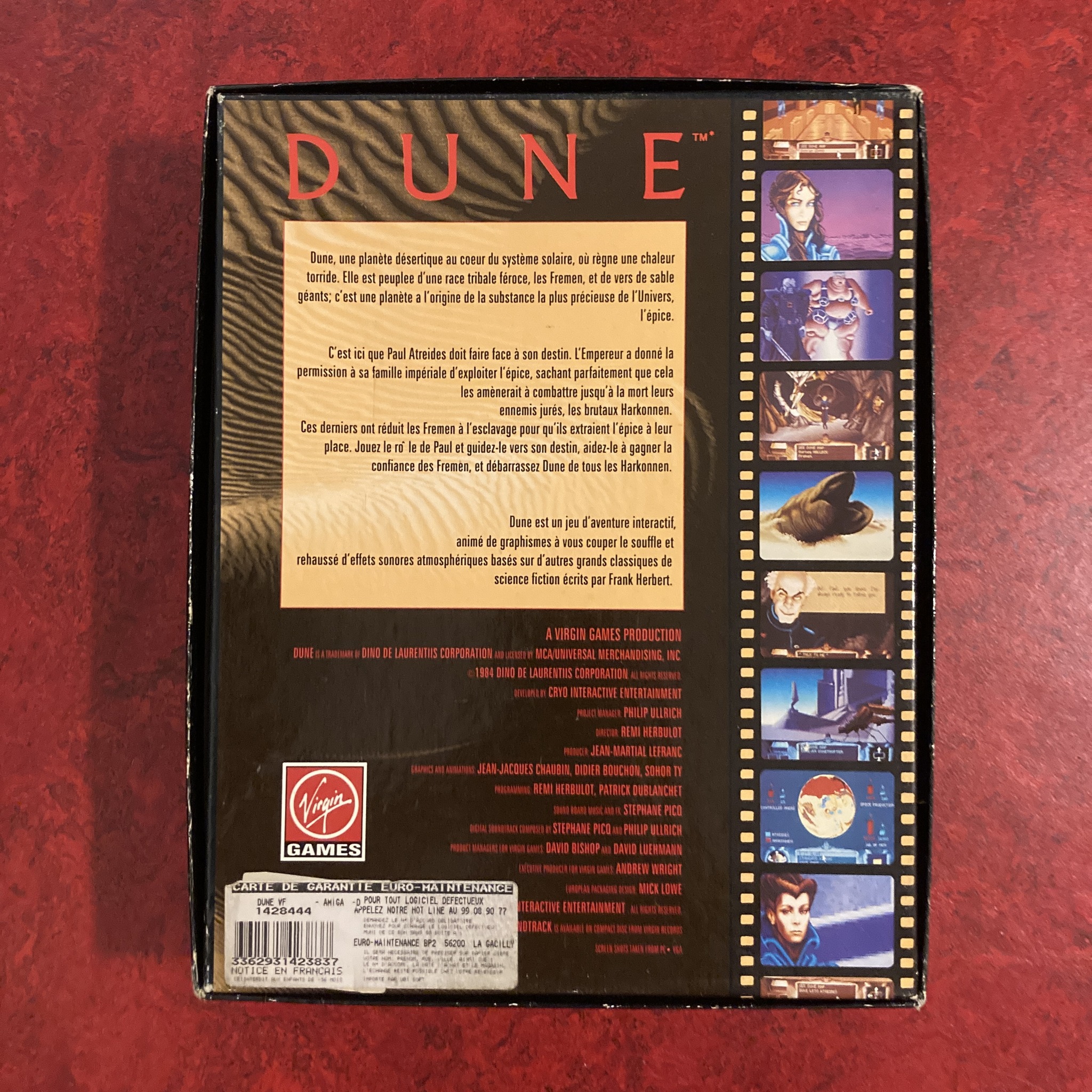 Dune (PC, Amiga, Mega-CD)