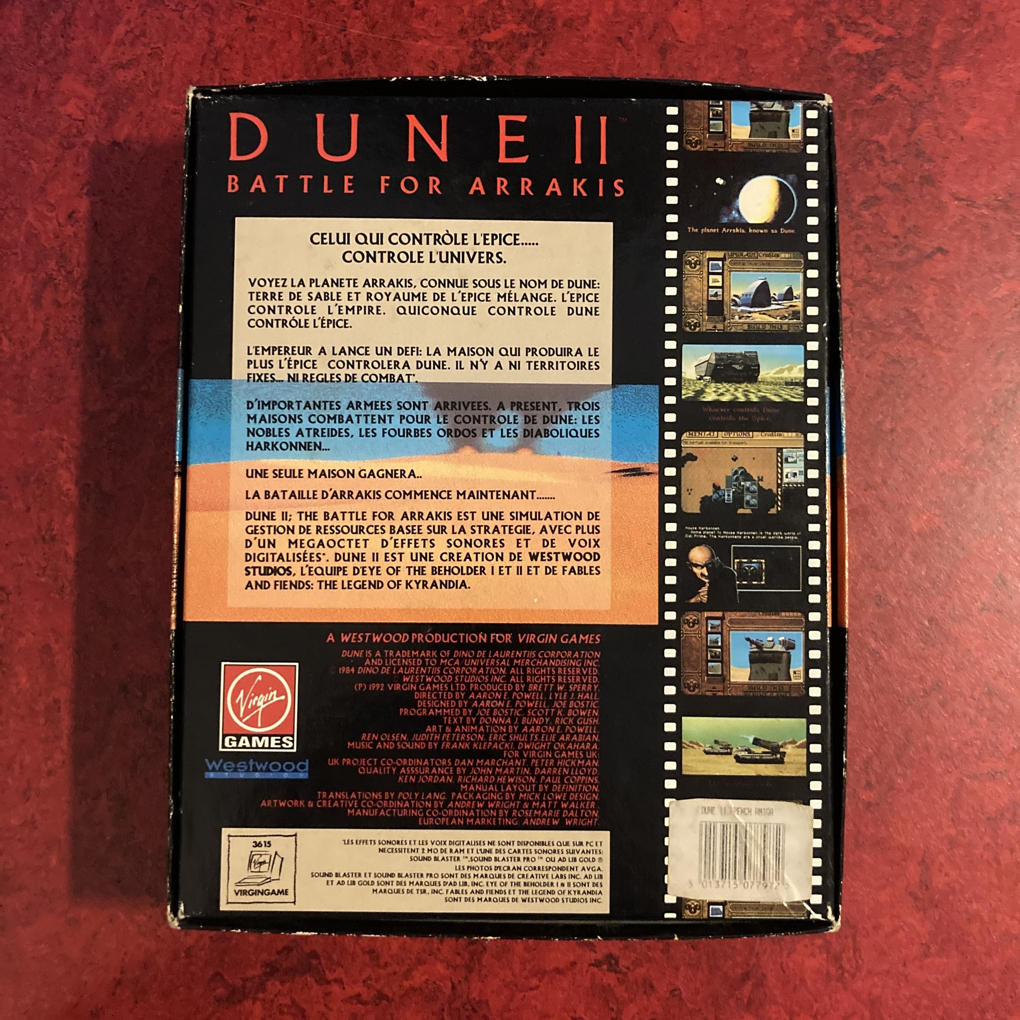 Dune II : La Bataille d'Arrakis / Dune II: The Building of a Dynasty (PC, Amiga)