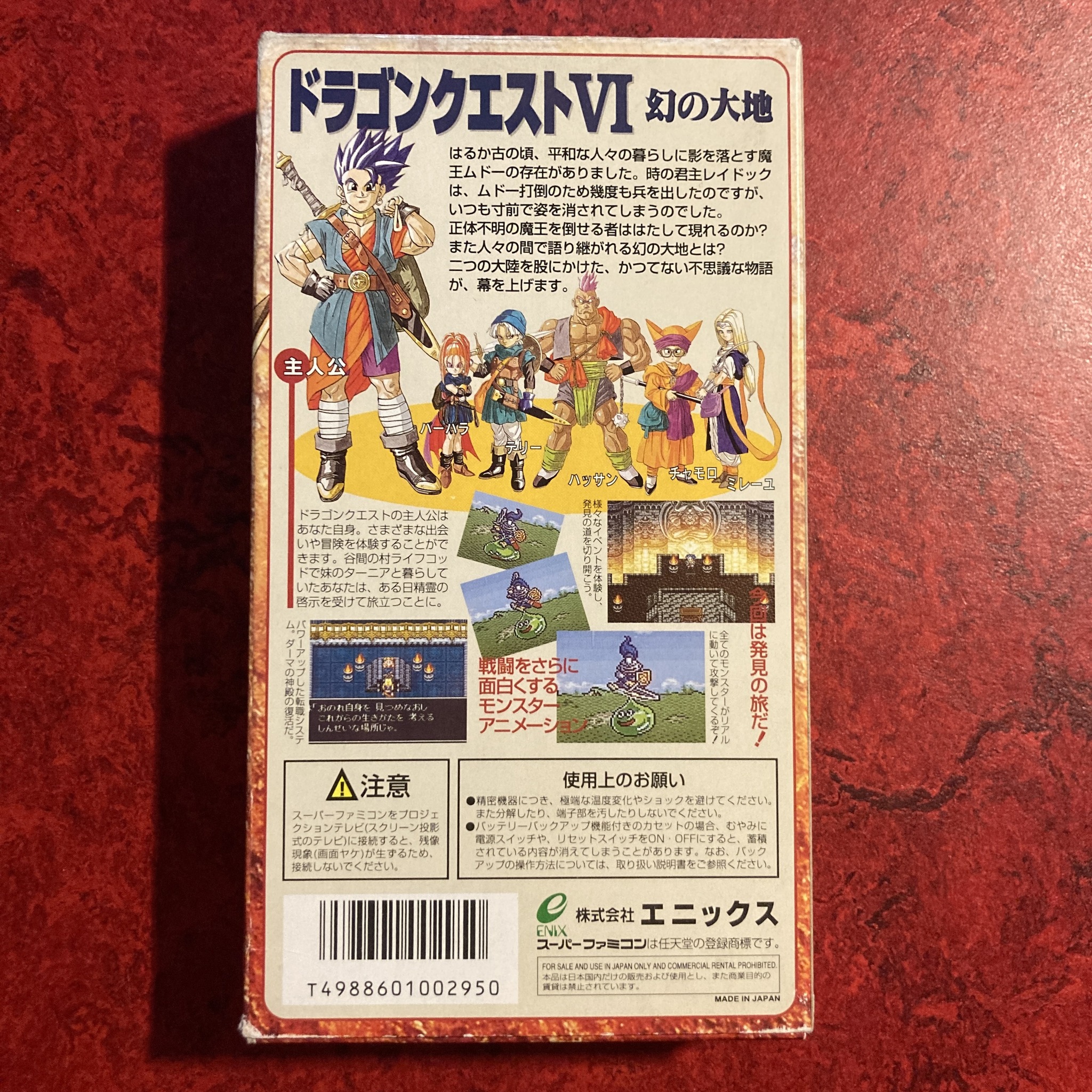 Dragon Quest VI : Maboroshi no Daichi (Super Famicom)