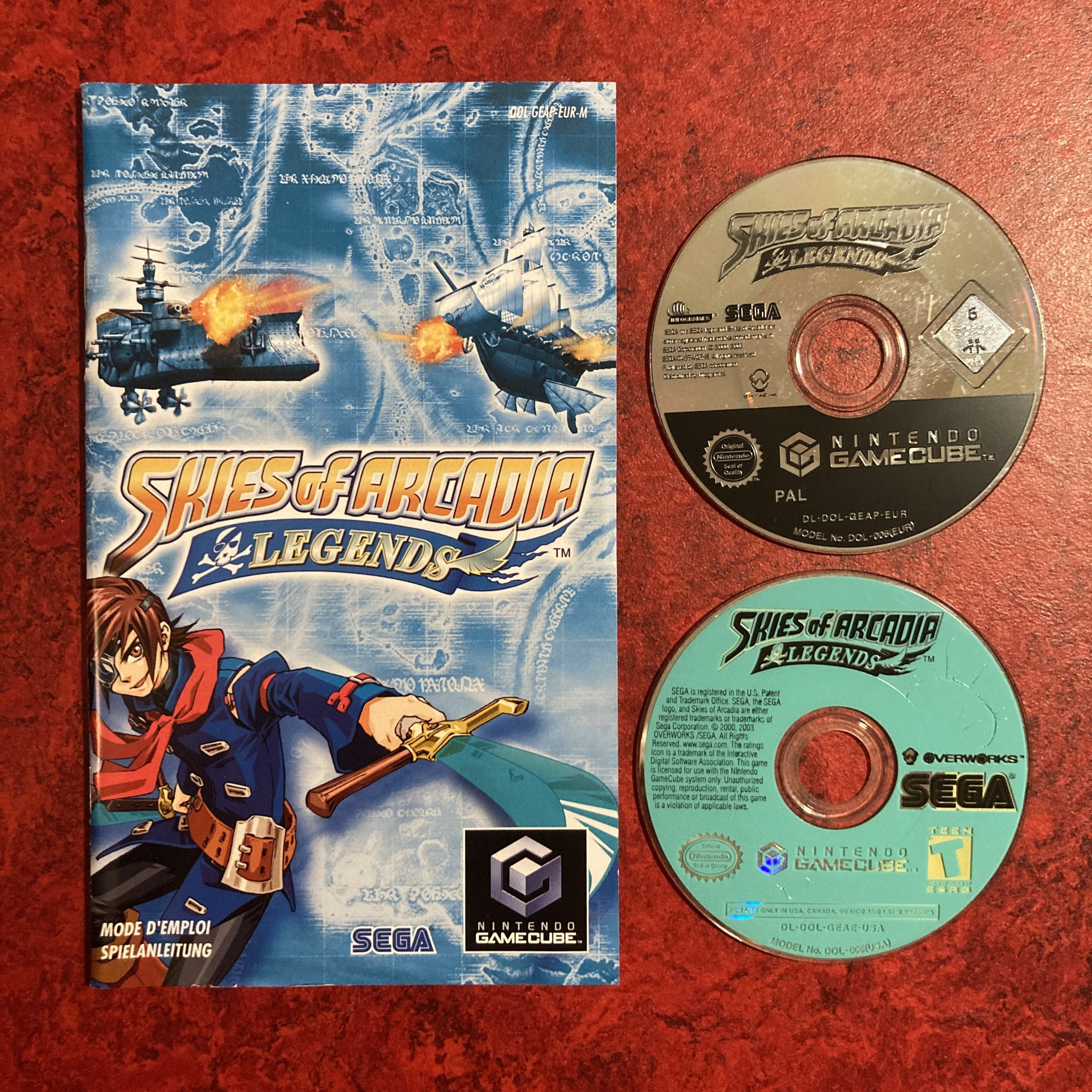 Skies of Arcadia Legends / Eternal Arcadia Legends (Gamecube)