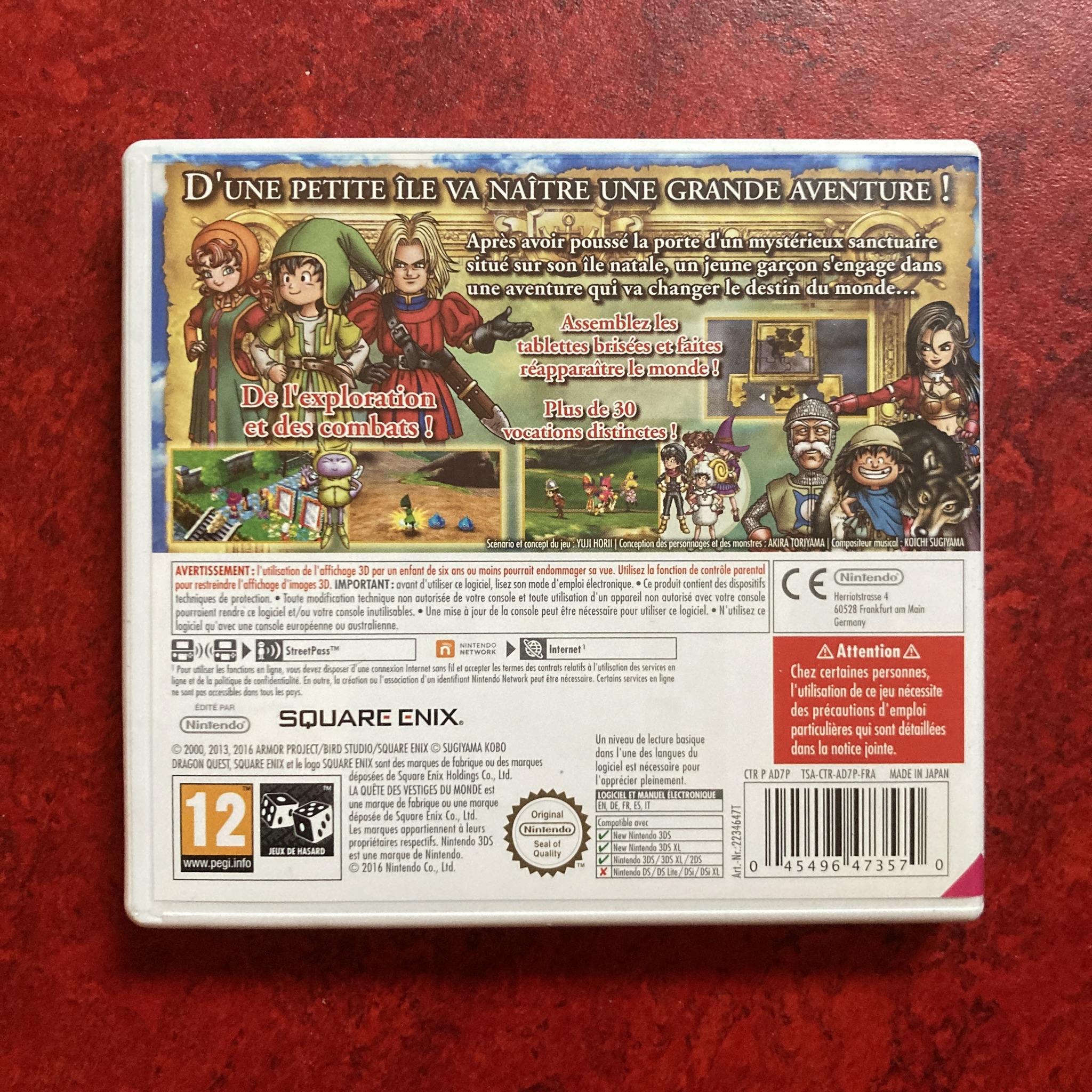 Dragon Quest VII : La Quête des Vestiges du Monde (3DS)