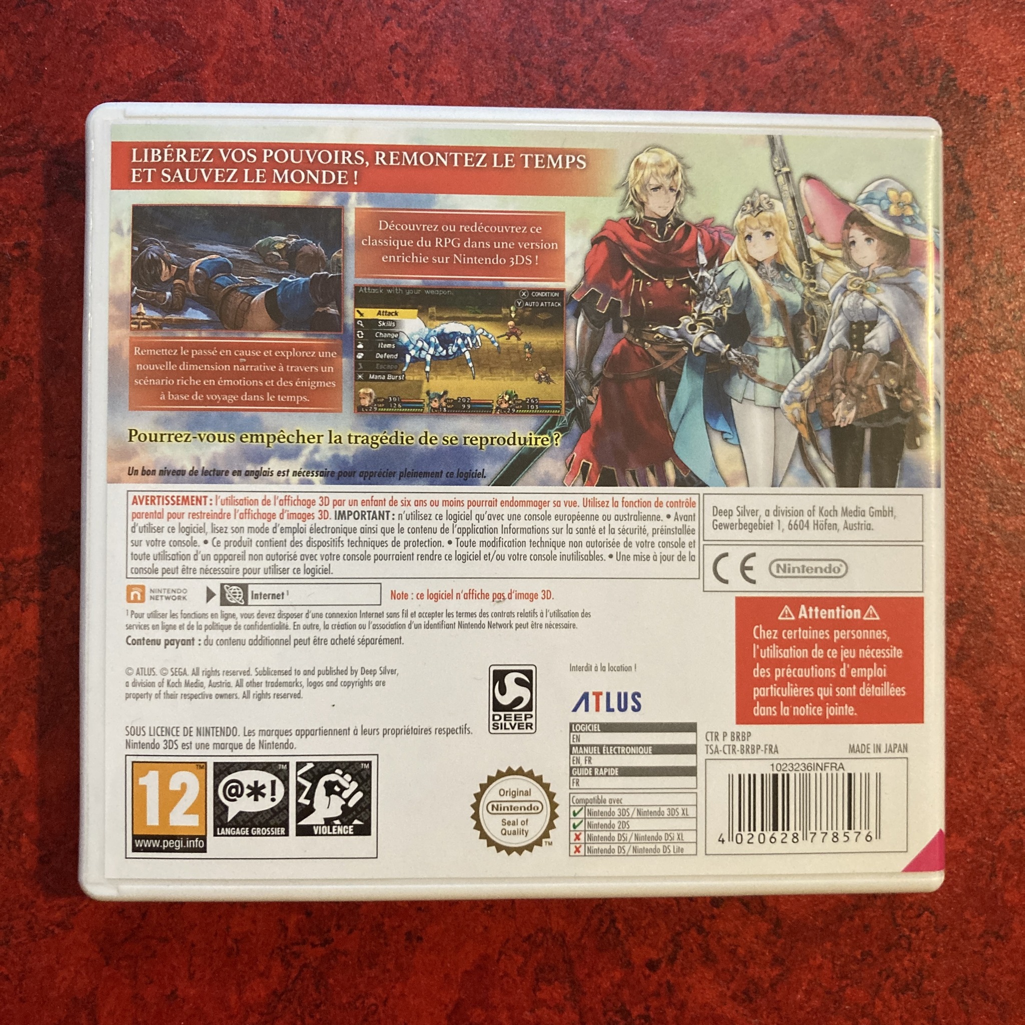 Radiant Historia : Perfect Chronology (3DS)