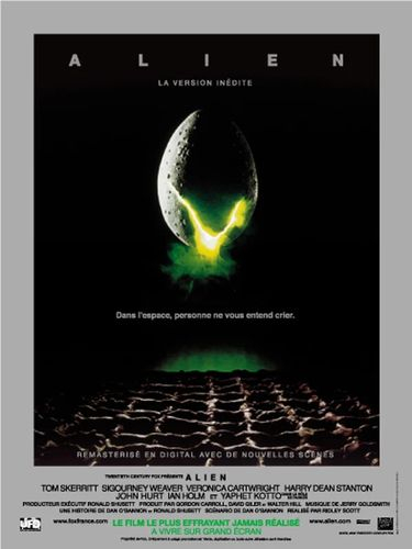 Hier, j'ai regardé un film: "Alien, le huitième passager"