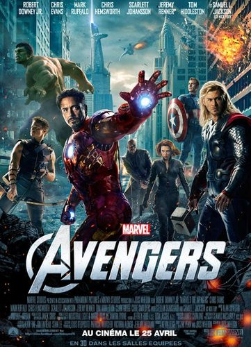 Hier, j'ai regardé un film: "Avengers"