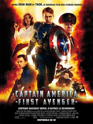 Hier, j'ai regardé un film: "Captain America: First Avenger"