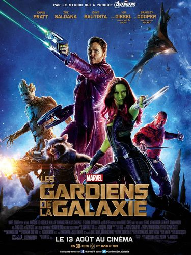 Hier, j'ai regardé un film: "Les Gardiens de la Galaxie"