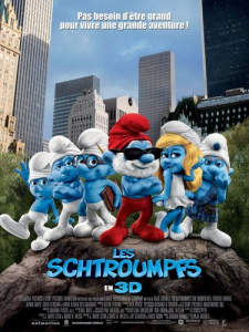 Hier, j'ai regardé un film: "Les Schtroumpfs"