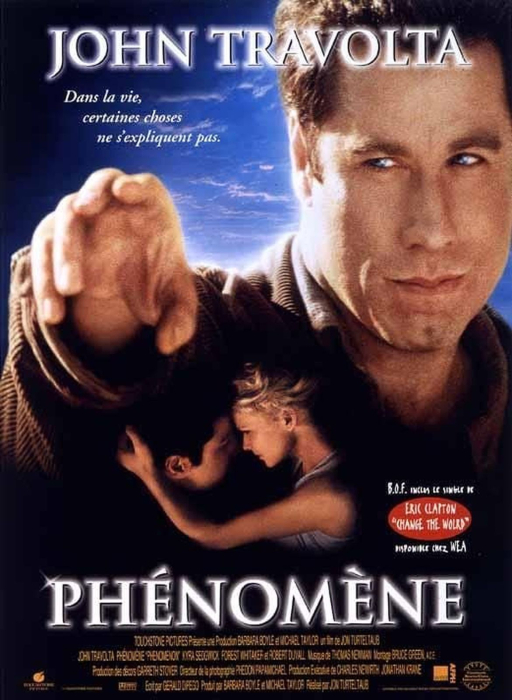 Hier, j'ai regardé un film "Phénomène"