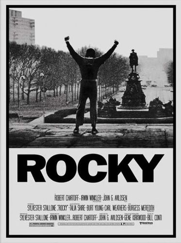 Hier, j'ai regardé un film: "Rocky"