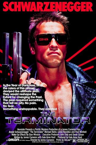 Hier, j'ai regardé un film: "Terminator"