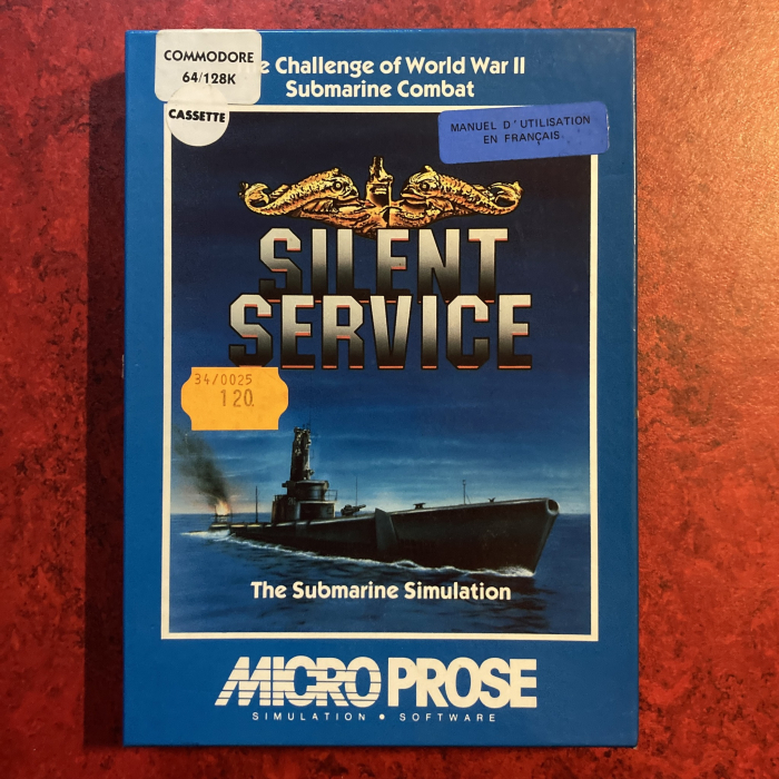 Silent Service (Apple II, Commodore 64, Amiga, CPC, Atari 8-Bit et ST, PC, MO6, ZX Spectrum…)